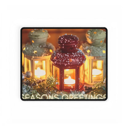 Desk Mat- Season's Greeting and Candles