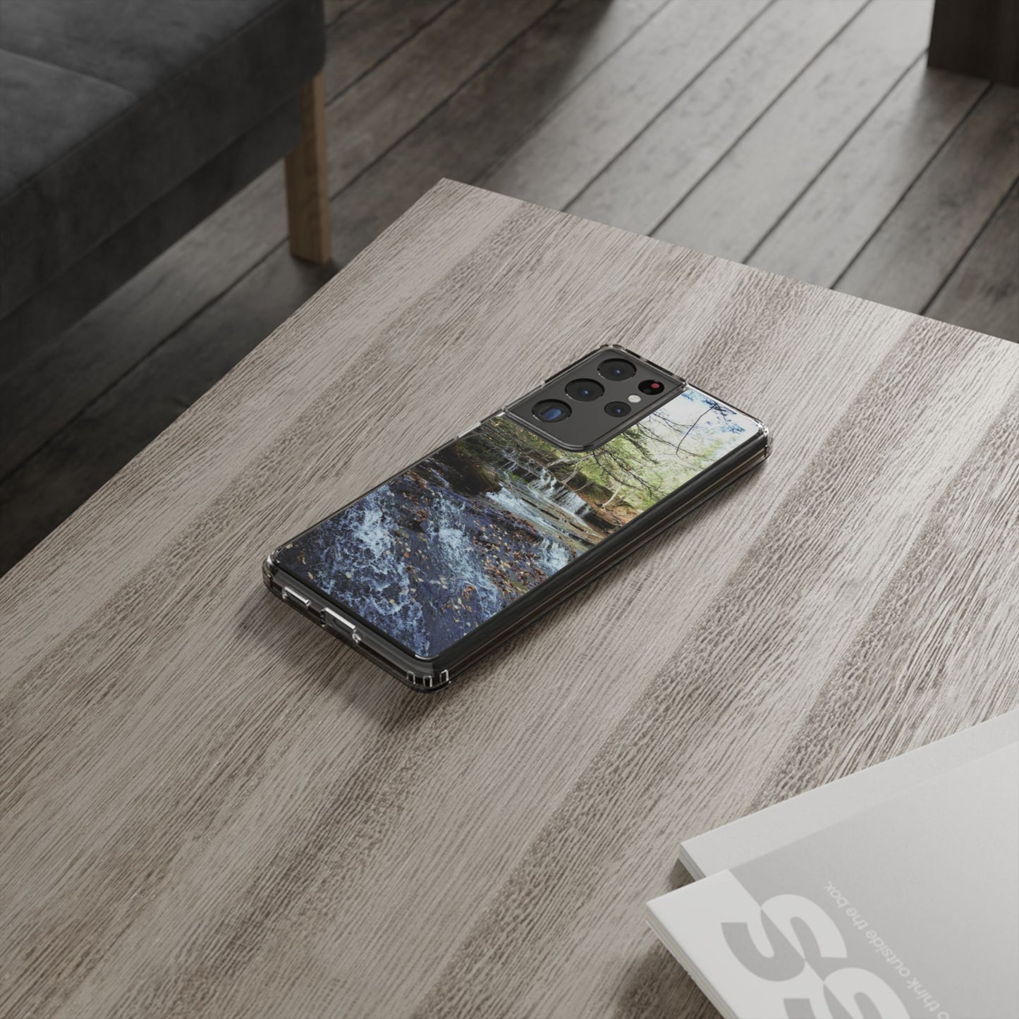 Clear Cases - Samsung Galaxy Series, Plus and Untra, S24, S23, S22, S21 - Waterfall
