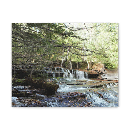 Canvas Gallery Wraps (White Wrap) - Water Fall