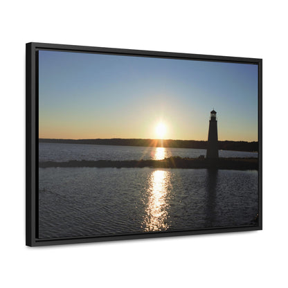 Gallery Canvas Wraps, Horizontal Frame - Sunset at Happy Rock