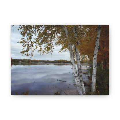 Canvas Gallery Wraps - Morning Autum River View