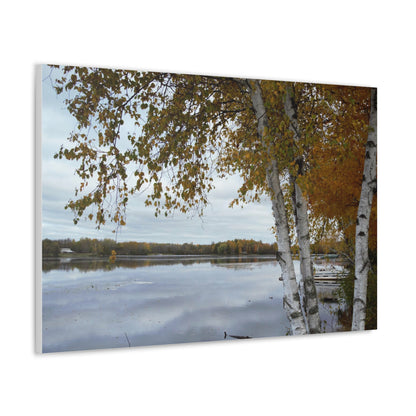 Canvas Gallery Wraps - Morning Autum River View