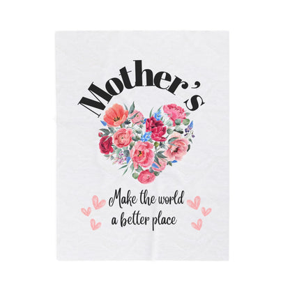 Velveteen Plush Blanket - Unconditional Mothers Love