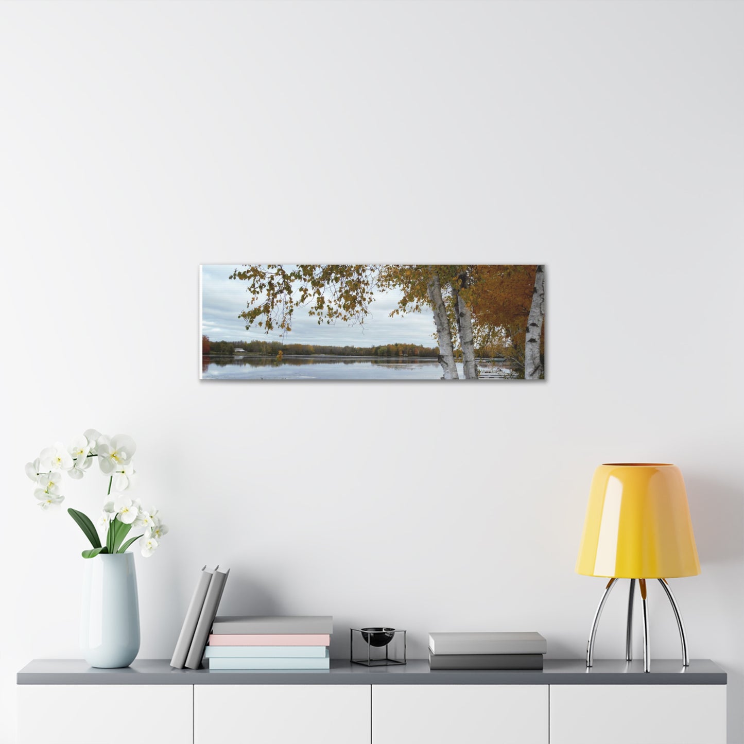 Canvas Gallery Wraps - Morning Autum River View