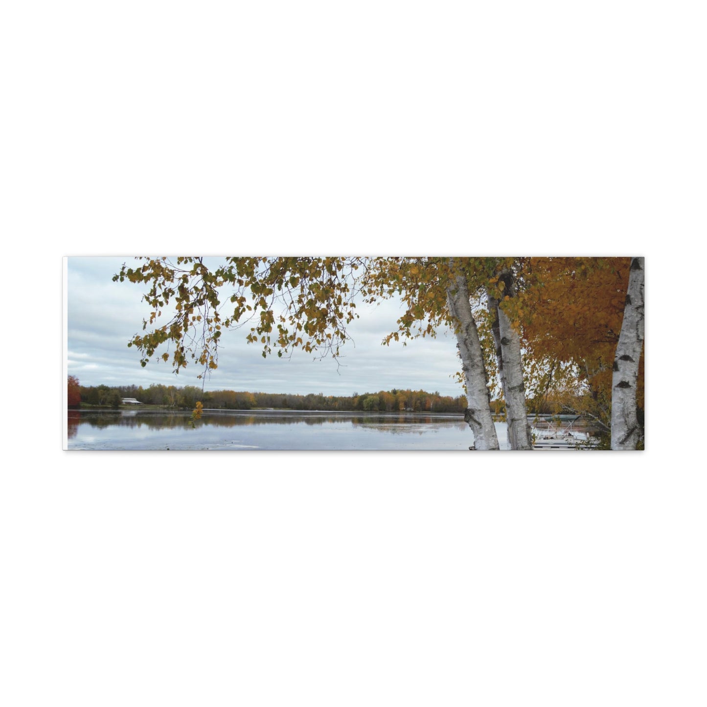 Canvas Gallery Wraps - Morning Autum River View