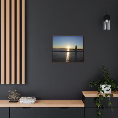 Gallery Canvas Wraps, Horizontal Frame - Sunset at Happy Rock