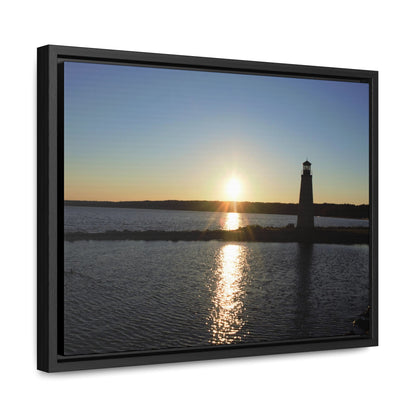 Gallery Canvas Wraps, Horizontal Frame - Sunset at Happy Rock