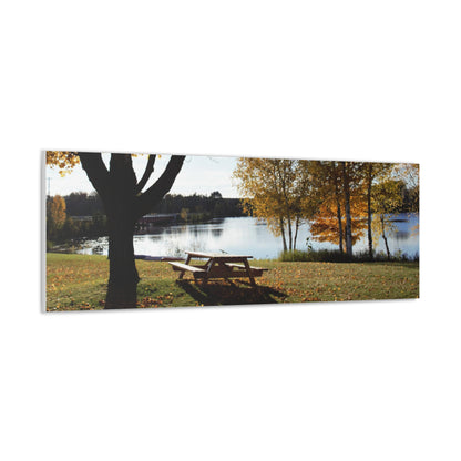 Canvas Gallery Wraps (White Wrap) - Fall picnic anyone