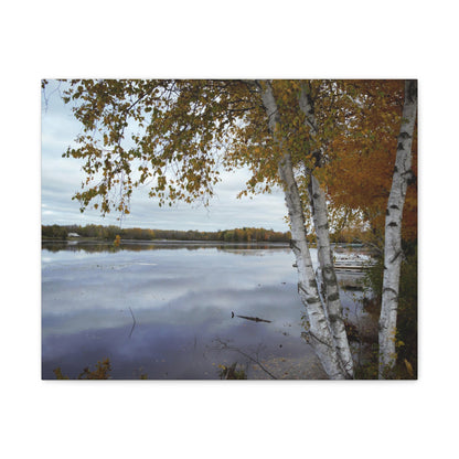 Canvas Gallery Wraps - Morning Autum River View