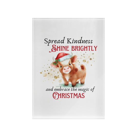 Photo Block - Magic of Christmas Baby Cow