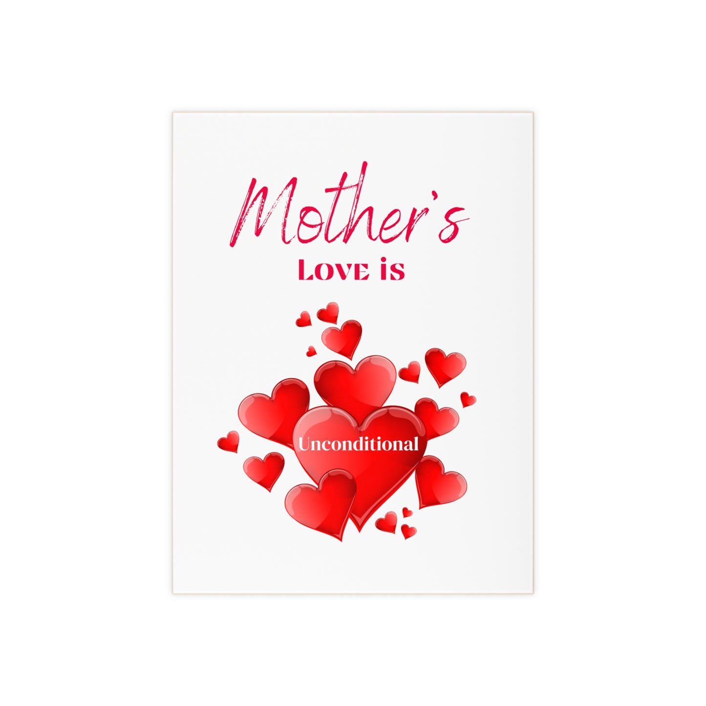 Ceramic Photo Tile - Mother's Love Unconditional