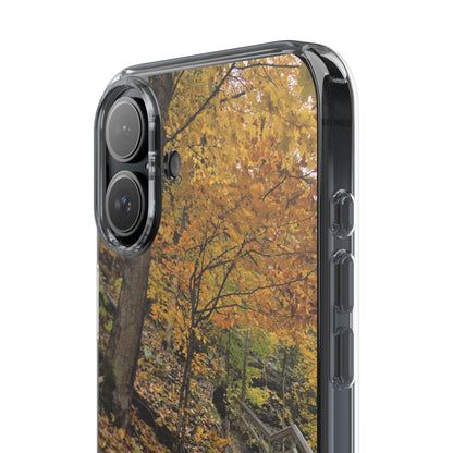 Clear Cases - Fall Walk to Heaven - iPhone 16 series, iPhone 15 series, iPhone 14 series, iPhone 13 series, IPhone 12 series