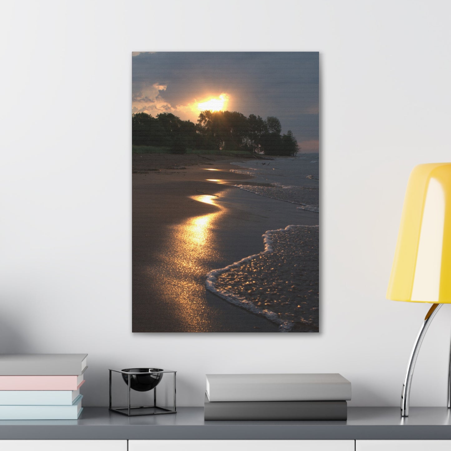 Canvas Gallery Wraps (White Wrap) Sun Kissed Beach