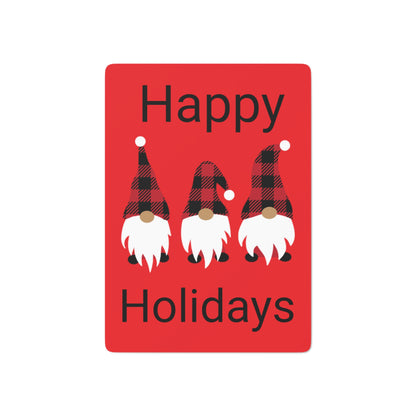 Poker Cards Happy Holidays