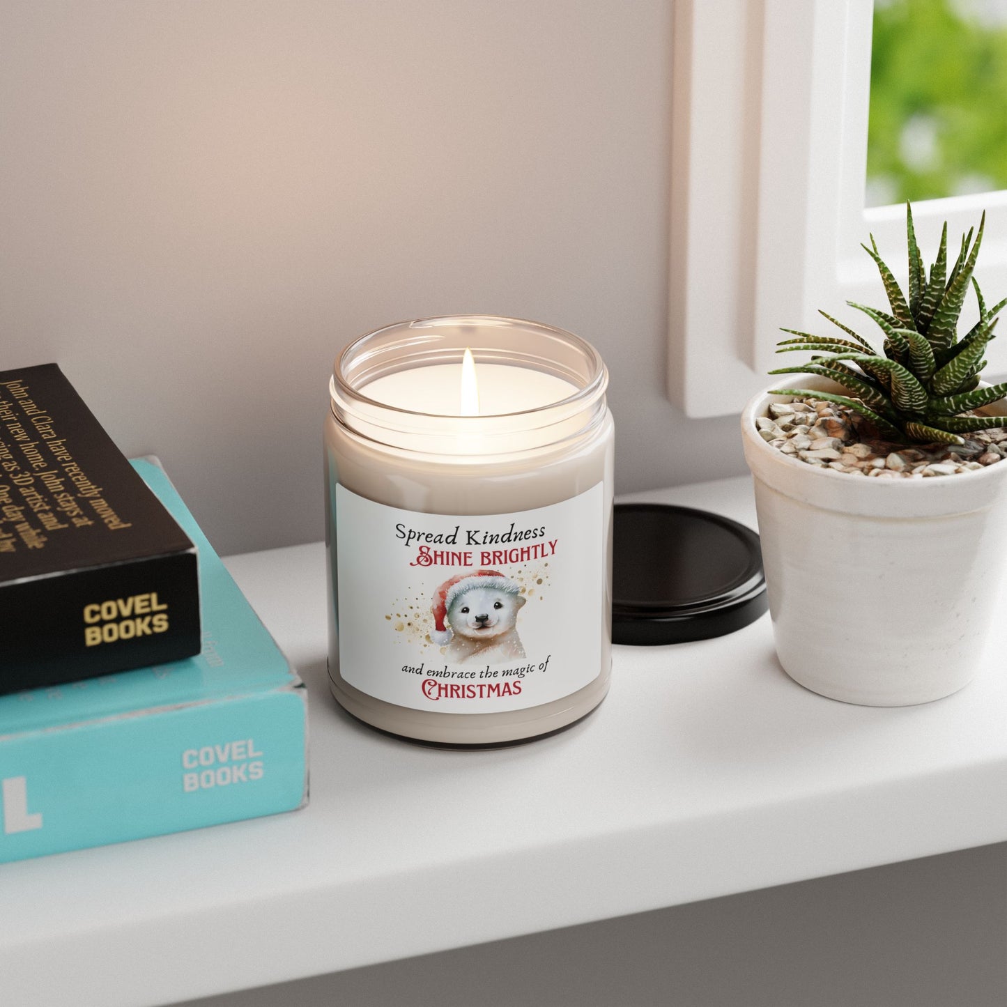 Scented Soy Candle - Baby Seal and the Magie of Christmas