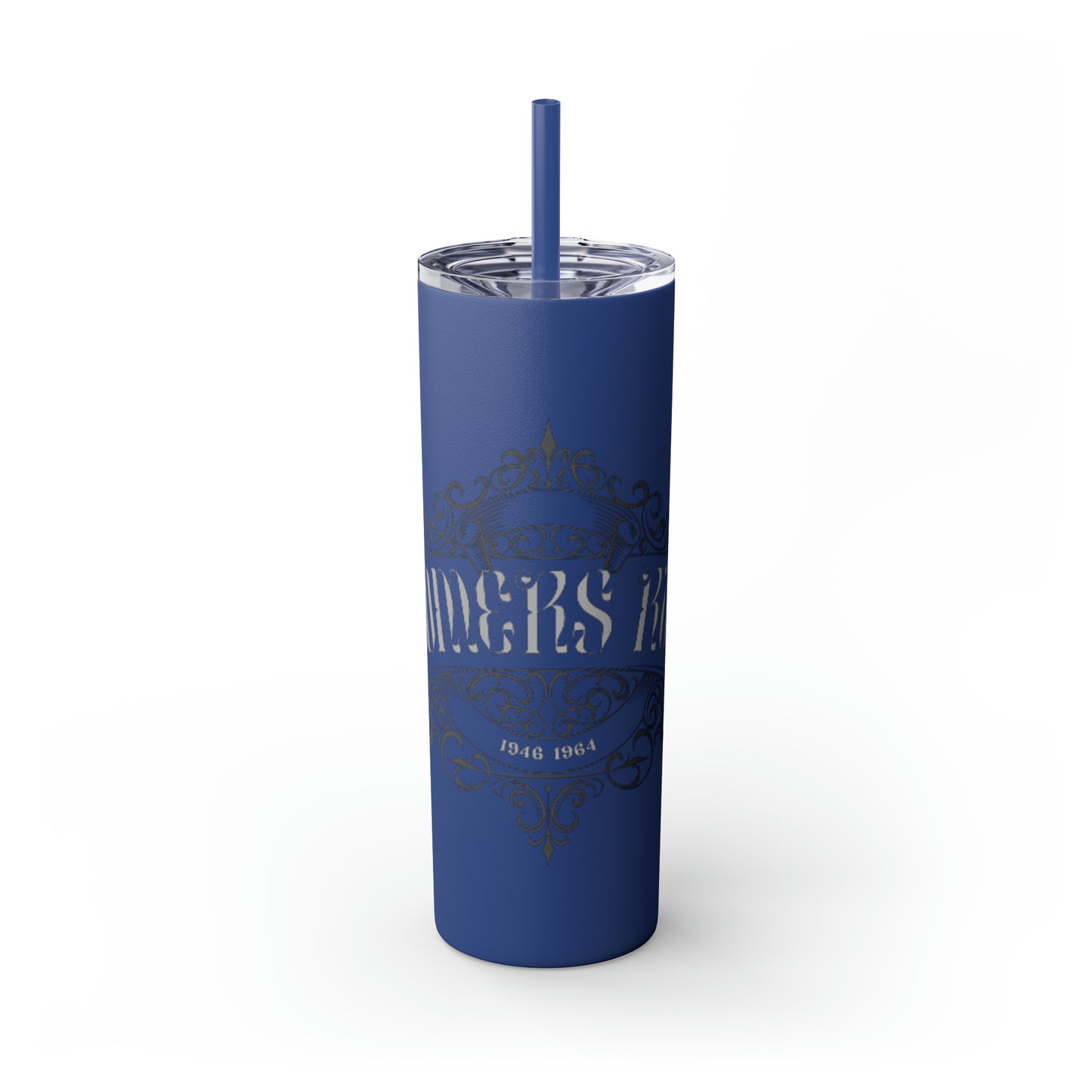 Skinny Tumbler with Straw, 20oz - Boomers Rule