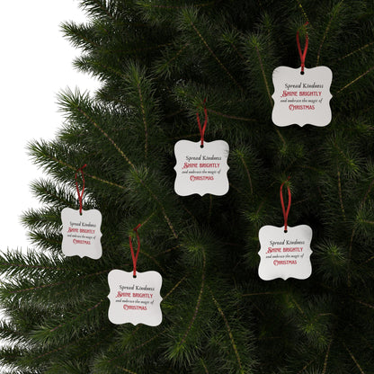 Aluminum Ornaments (1pc, 5pcs, 10pcs, 20pcs) Spread Kindness, Shine Brightly