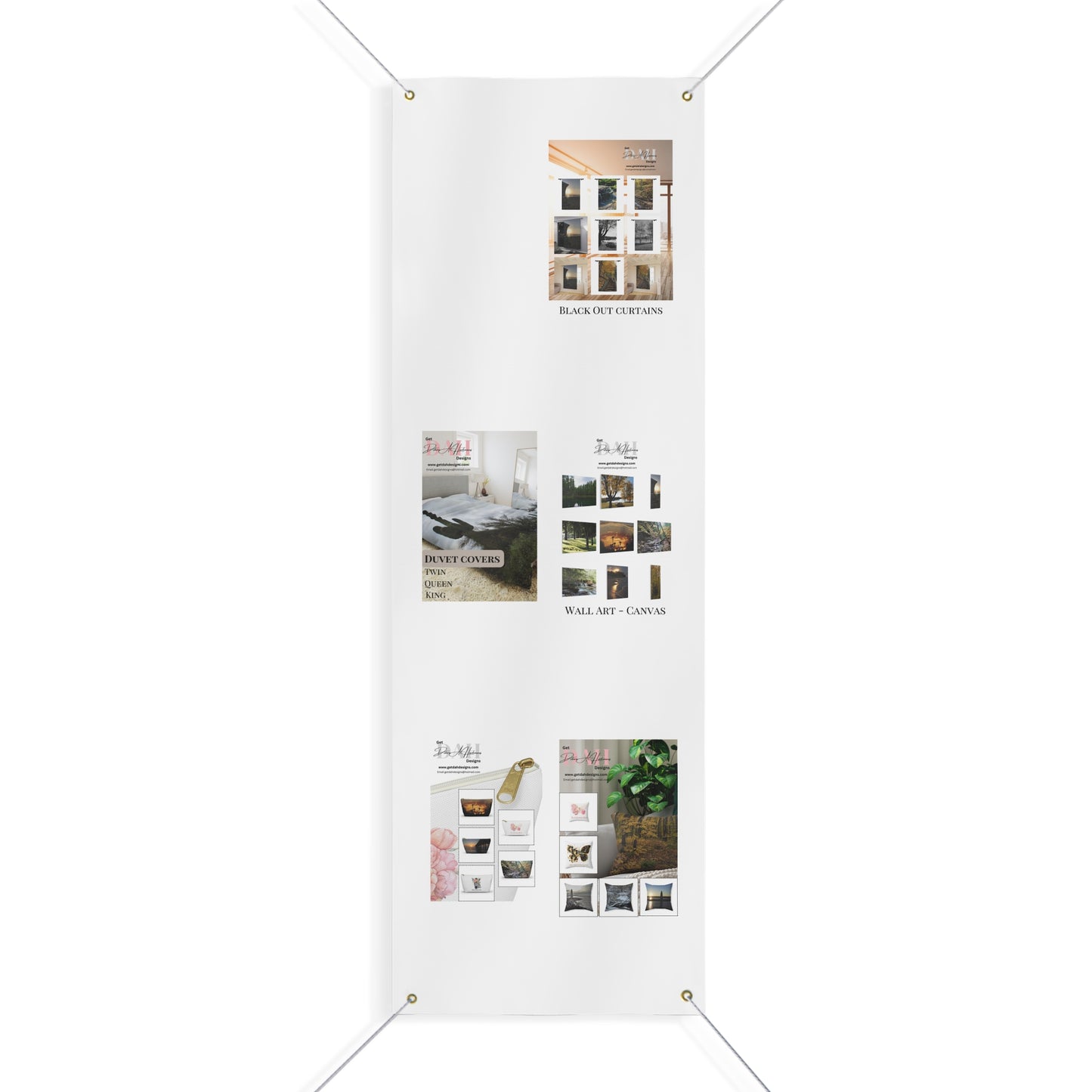 Matte Banner - Carry Your Brand - Sample Images from DAH