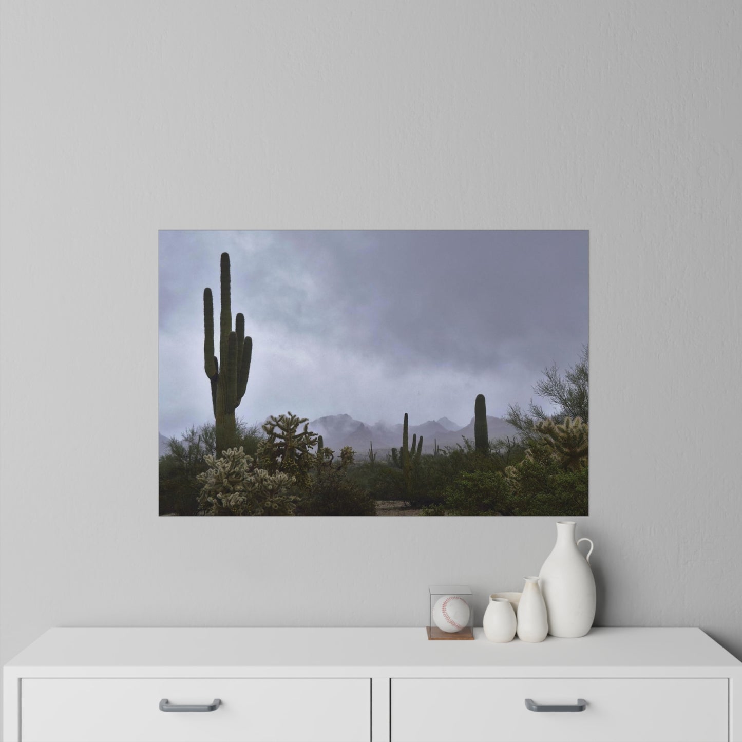 Wall Decals Desert morning fog