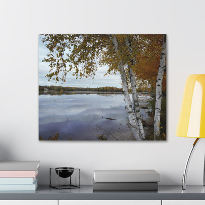 Canvas Gallery Wraps - Morning Autum River View