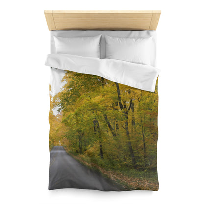 Microfiber Duvet Cover - Fall Road