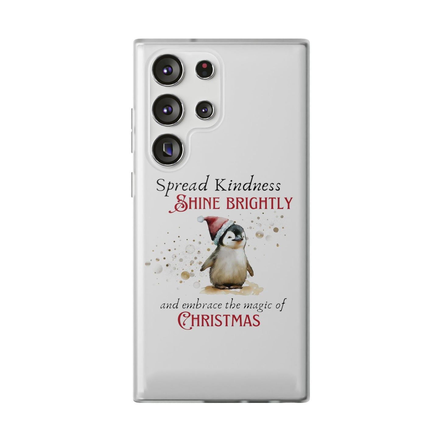 Flexi Cases - Magic of Christmas Penguin - iPhone and Samsung phones