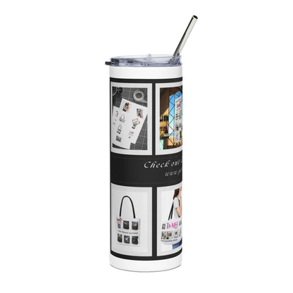 Stainless Steel Tumbler, 20oz - Fueled by Kindness Powered by community