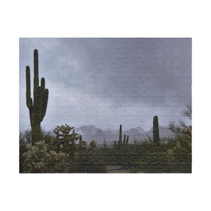 Puzzle (110, 252, 500, 1014-piece) Desert morning fog