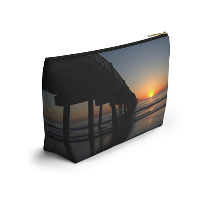 Accessory Pouch w T-bottom  Sunrise at the pier