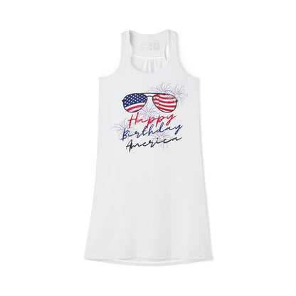 Women's Racerback Dress - 4th of July