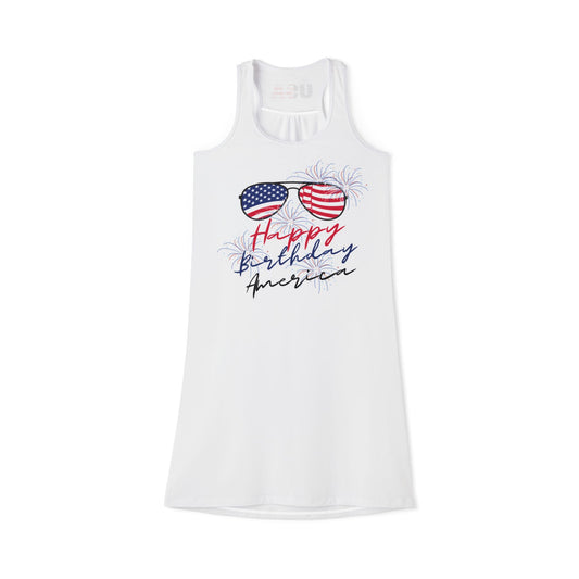Women's Racerback Dress - 4th of July