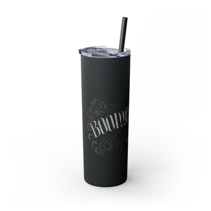 Skinny Tumbler with Straw, 20oz - Boomers Rule