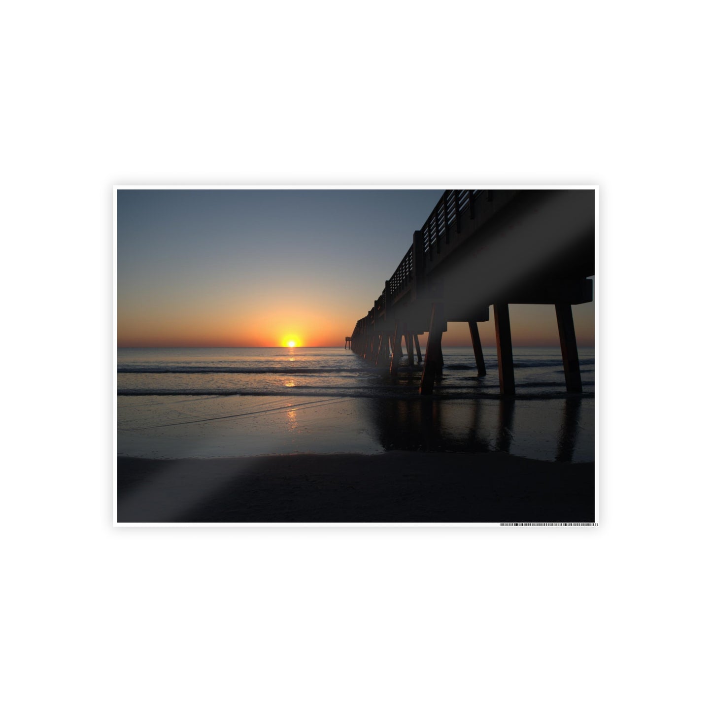 Gloss Posters - Sunrise by the Pier 4 sizes