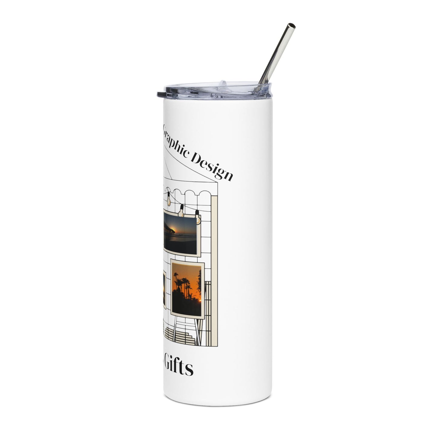 Carry Your Brand Stainless Steel Tumbler, 20oz - DAH Market Tumbler