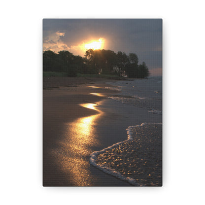 Canvas Gallery Wraps (White Wrap) Sun Kissed Beach