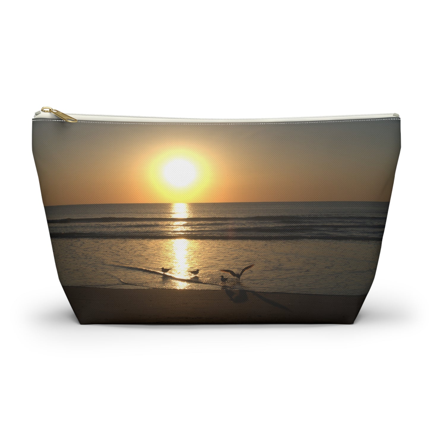 Accessory Pouch w T-bottom  Beach Morning