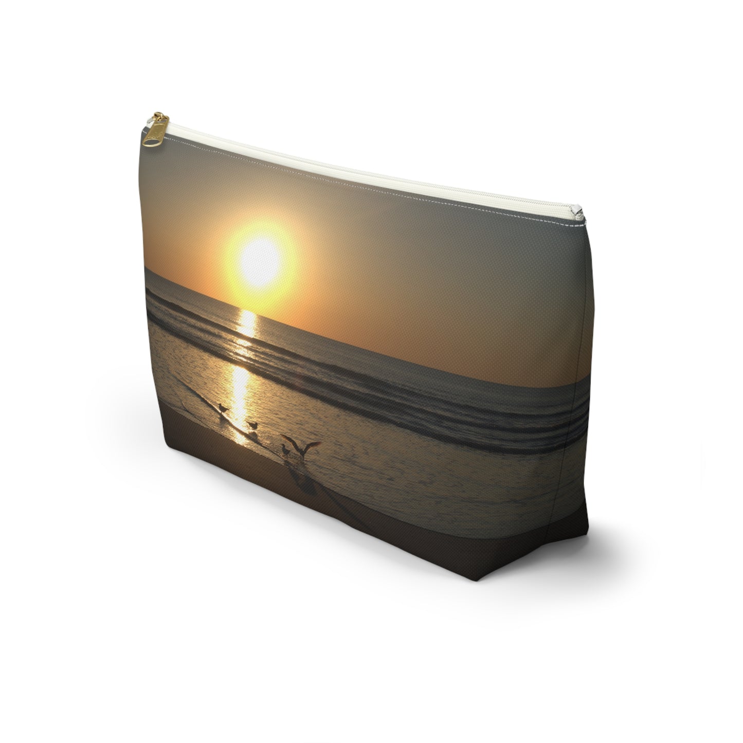 Accessory Pouch w T-bottom  Beach Morning