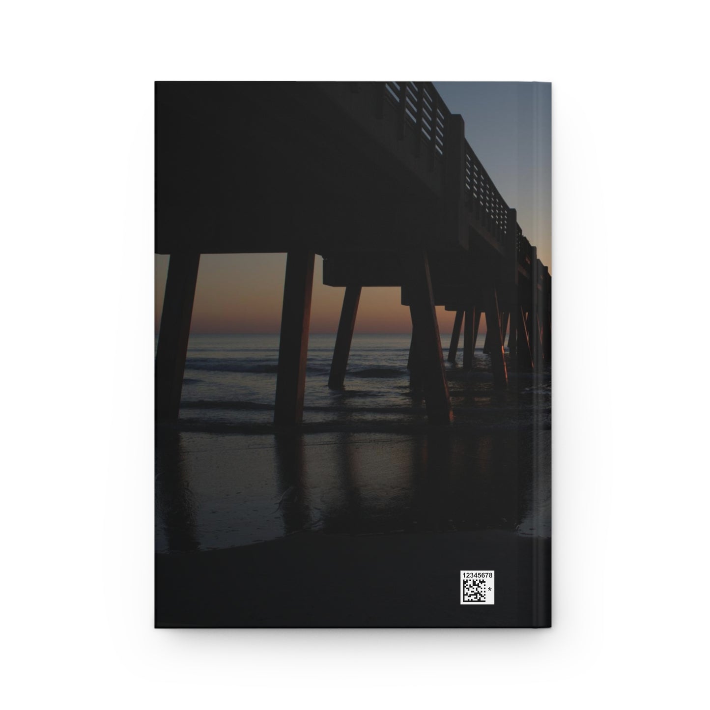 Hardcover Journal Matte - Sunrise by the pier