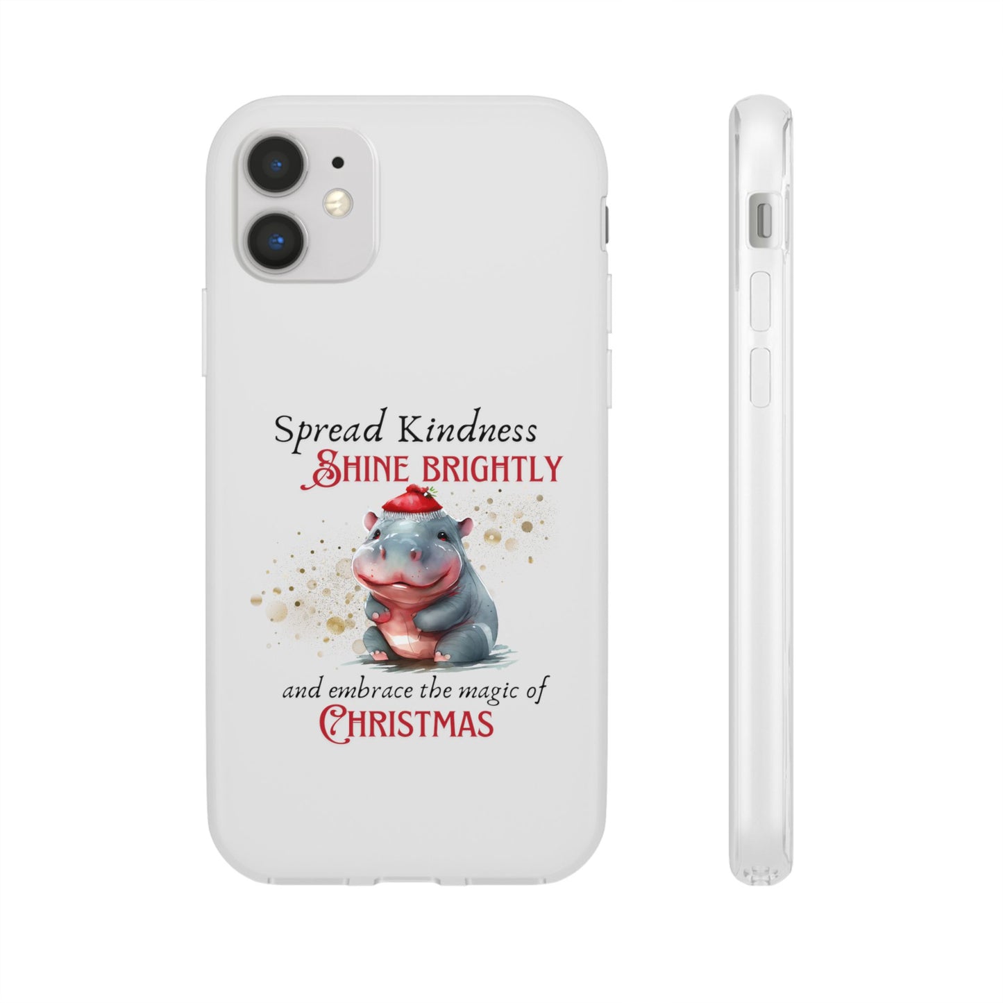 Flexi Cases -Magic of Christmas Hippopotamus - iPhone and Samsung phones