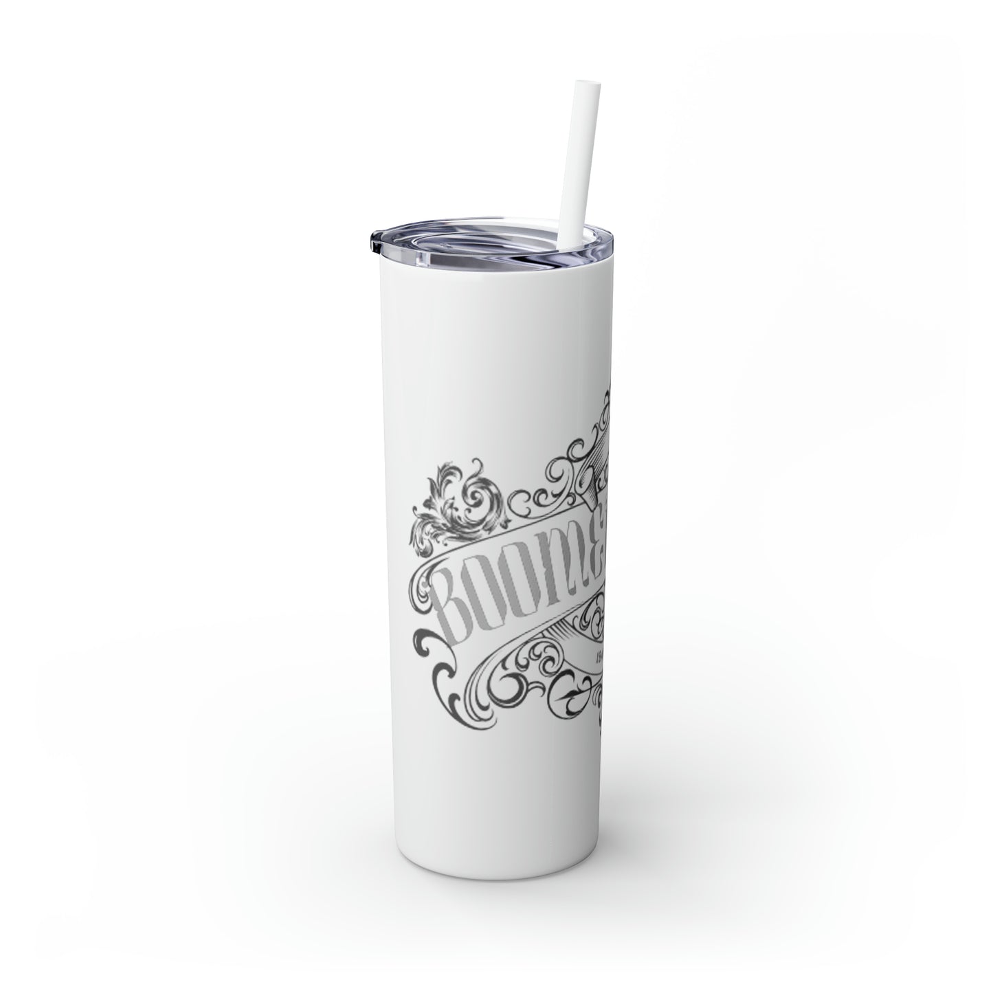 Skinny Tumbler with Straw, 20oz - Boomers Rule