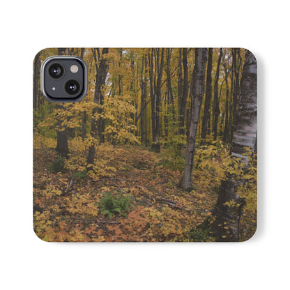 Flip Cases - Walk in the woods - iPhone 13, iPhone 13 Mini, iPhone 13 Pro Max, Samsung Galaxy S22