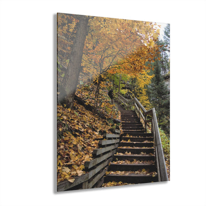 Acrylic Prints (French Cleat)  Stairway to Heaven, Home Decor, Wall Decor, Wall Art, Gift for Her, Nature Lover, Fall Season