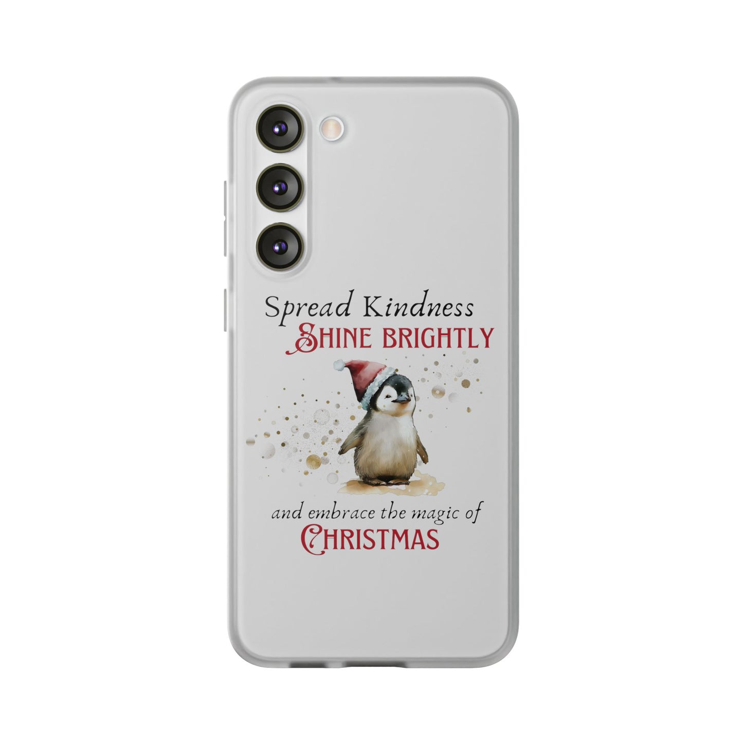 Flexi Cases - Magic of Christmas Penguin - iPhone and Samsung phones