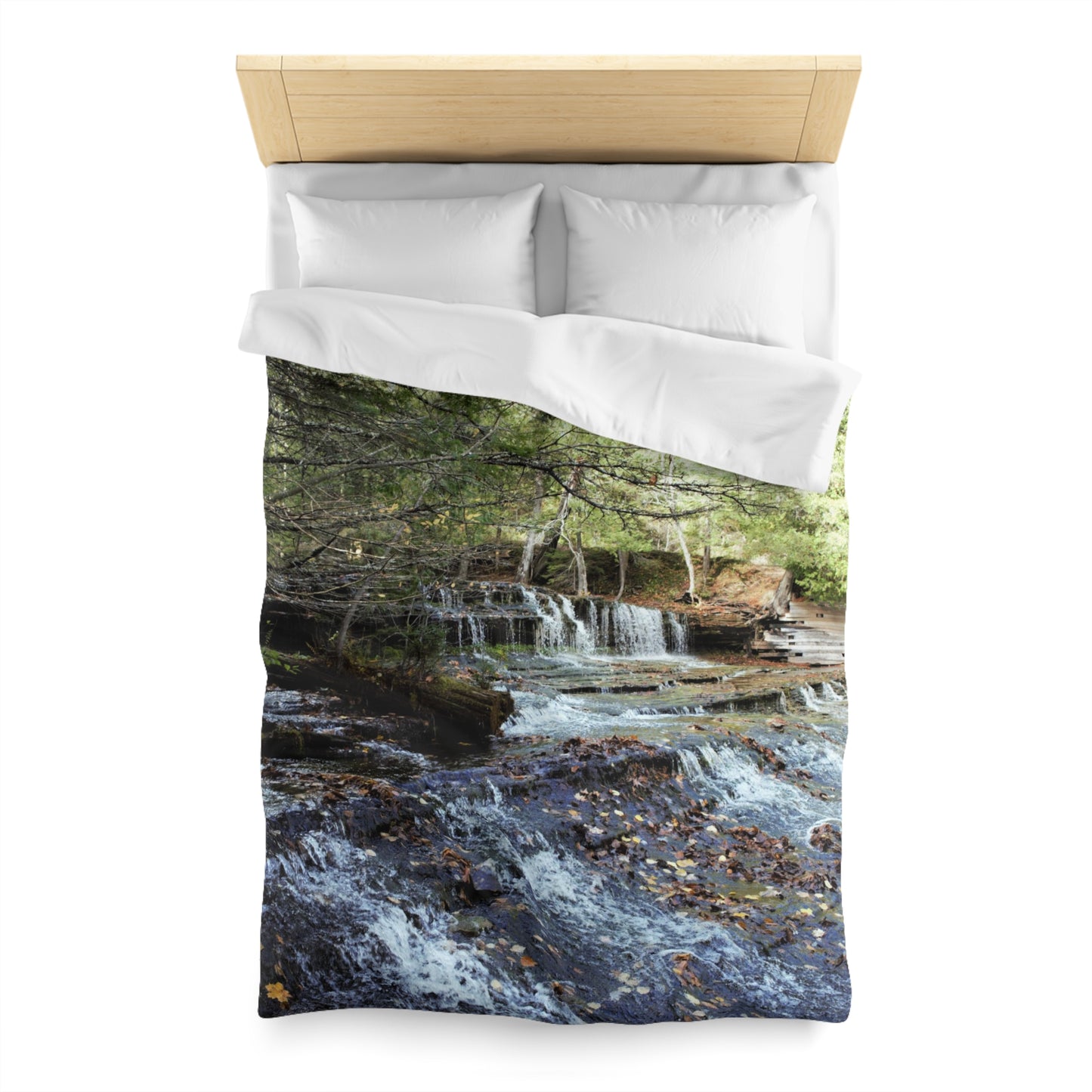 Microfiber Duvet Cover - Waterfall