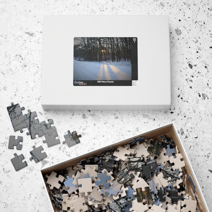 Puzzle (110, 252, 500, 1014-piece) Spectacular Winter Sun Beams
