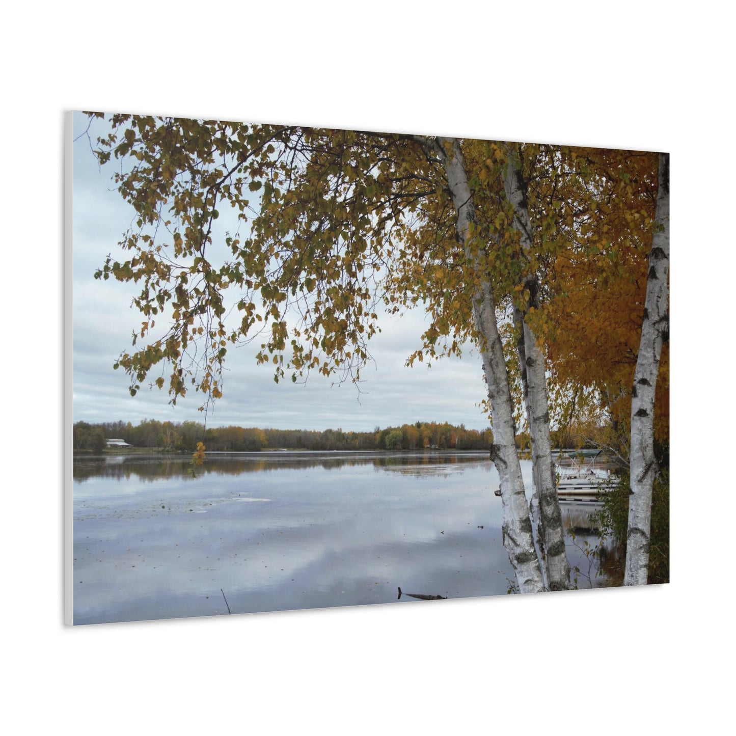 Canvas Gallery Wraps - Morning Autum River View