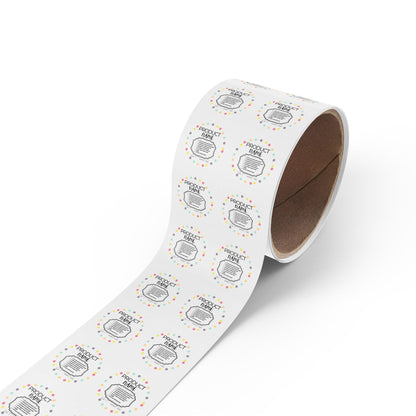 Square Sticker Label Rolls - CYB Sample Sticker Roll - 1 x 1, 2 x 2 - 50,100,250