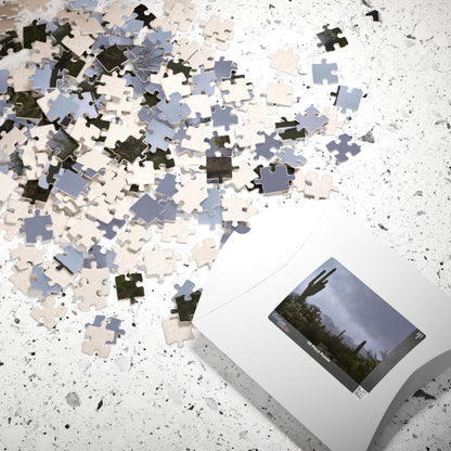 Puzzle (110, 252, 500, 1014-piece) Desert morning fog