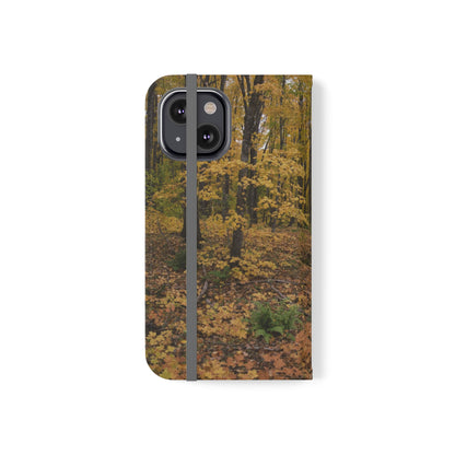 Flip Cases - Walk in the woods - iPhone 13, iPhone 13 Mini, iPhone 13 Pro Max, Samsung Galaxy S22