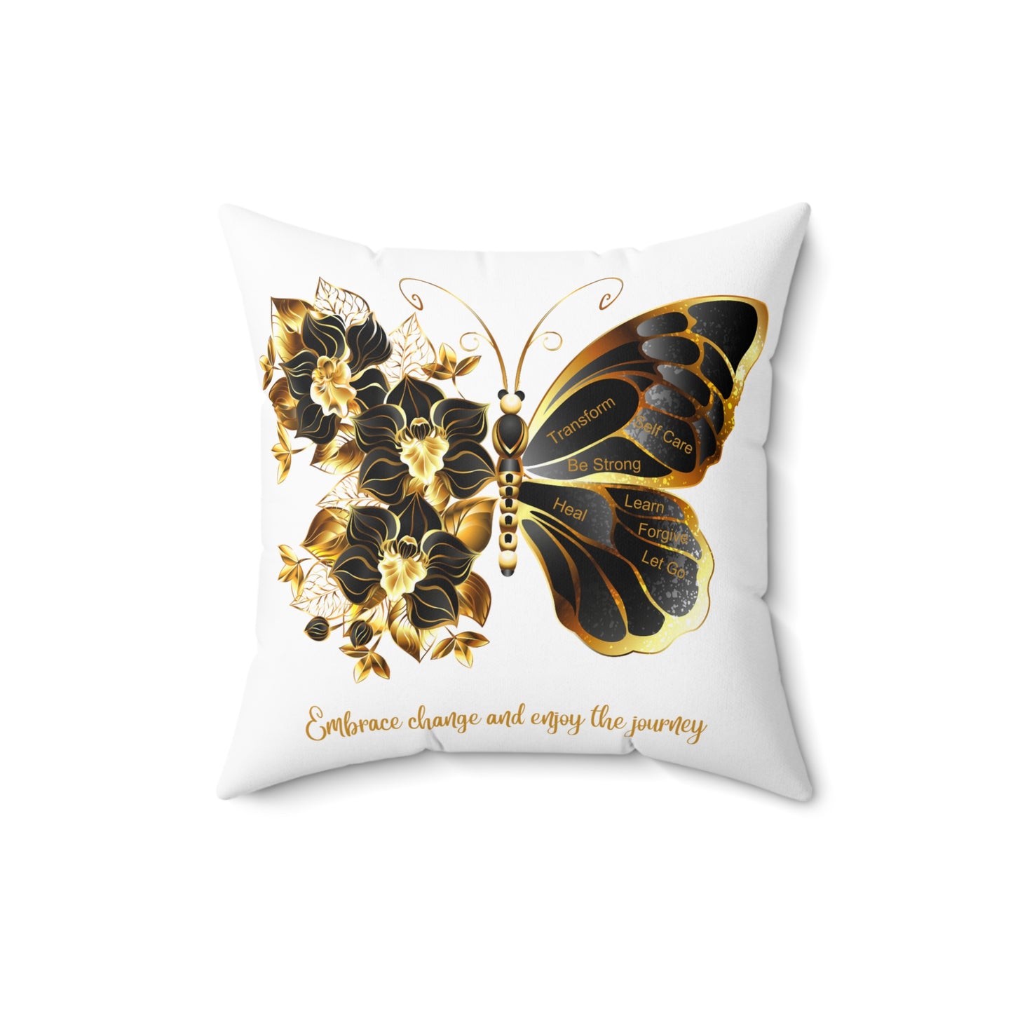 Spun Polyester Square Pillow Transform